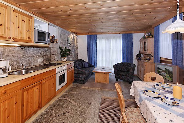 gemütliche Küche in der Ferienwohnung